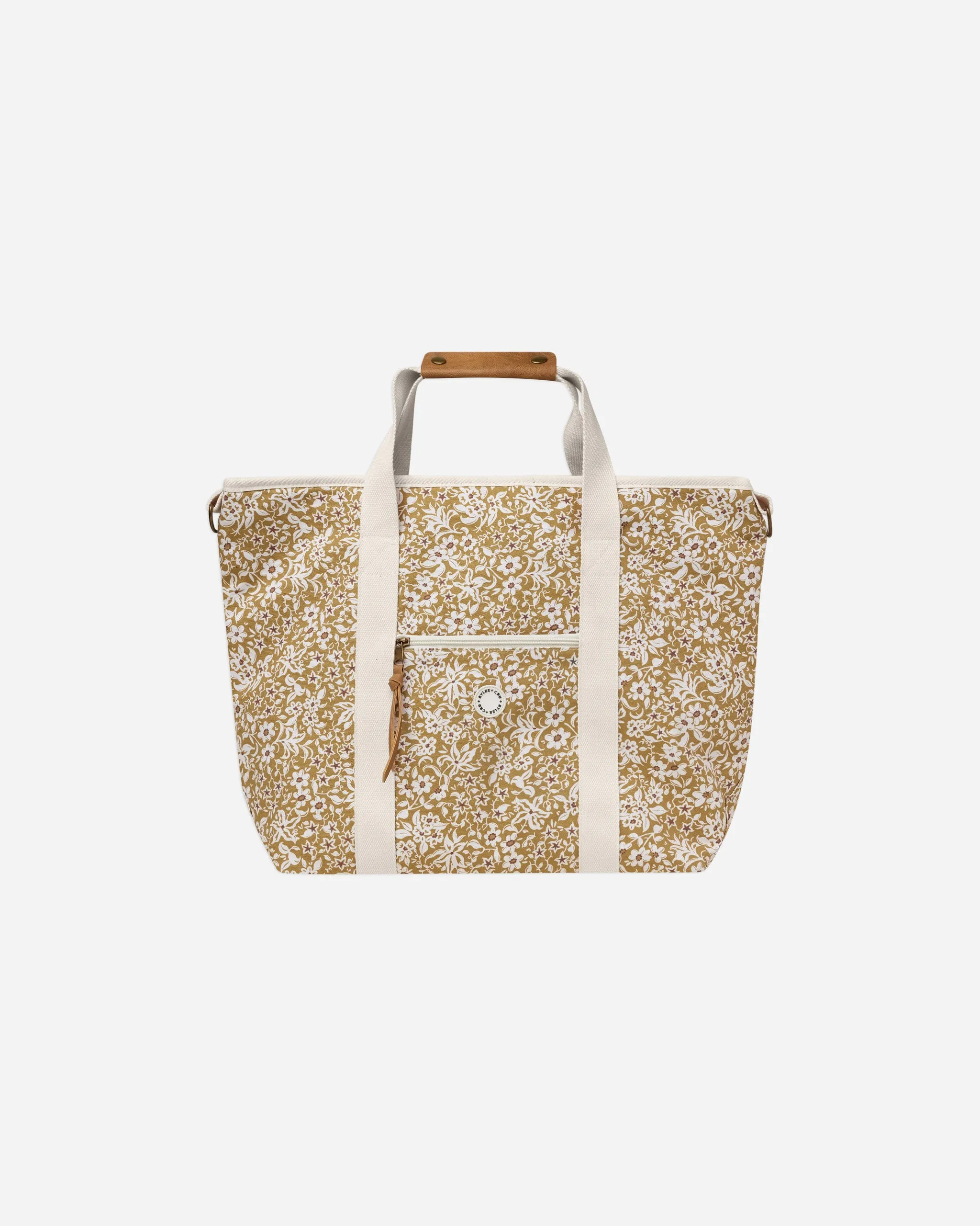 Rylee + Cru Cooler Tote in Golden Ditsy