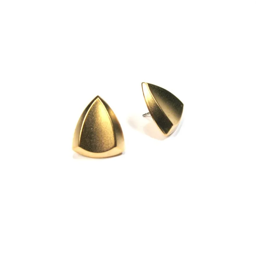 Sandblast Stud Earrings