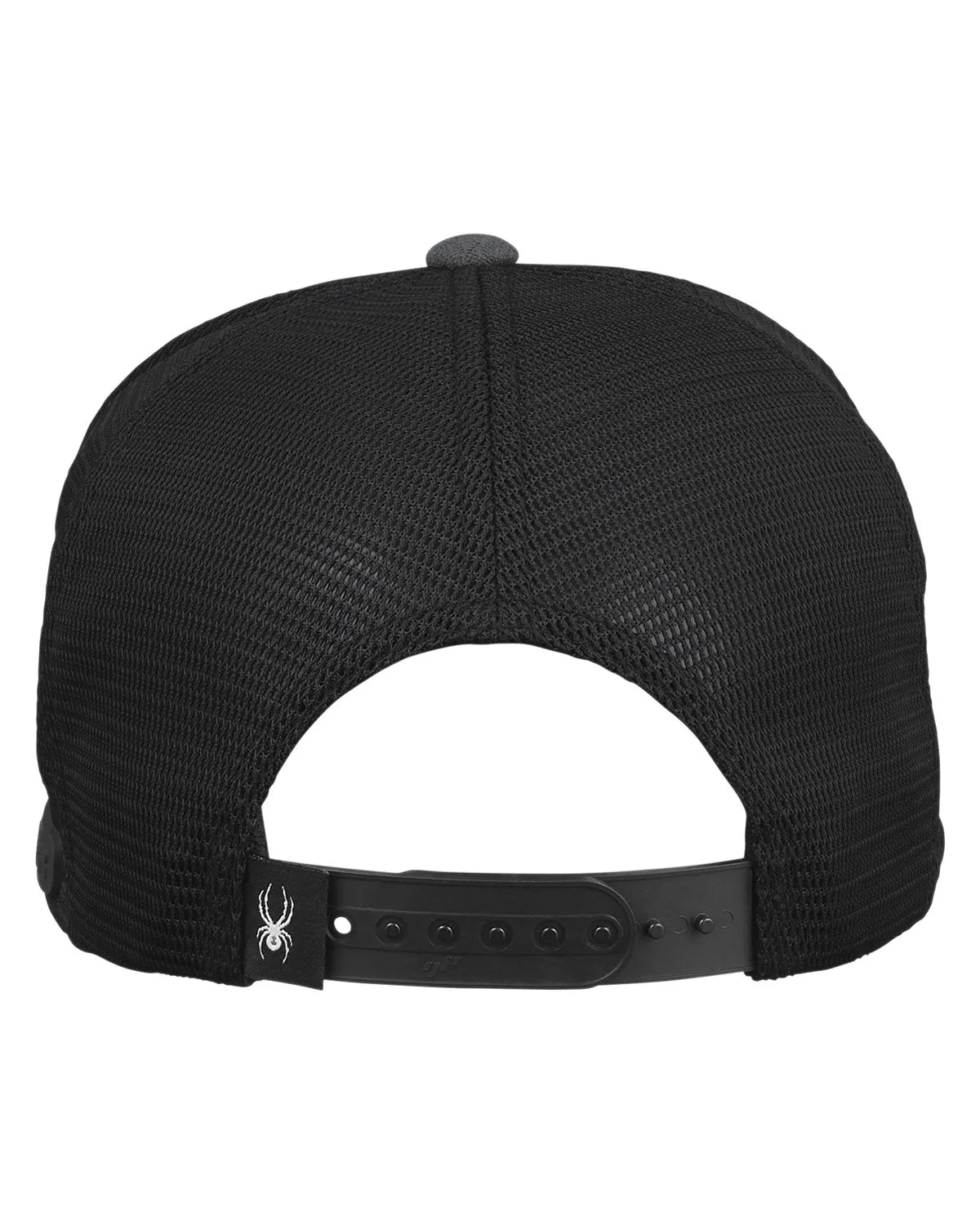 Spyder Radykl Flexfit Custom Trucker Hats, Black/ Black Heather