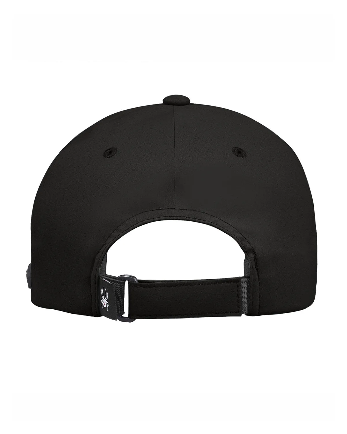 Spyder Resystr Flexfit Custom Snapback Hats, Black