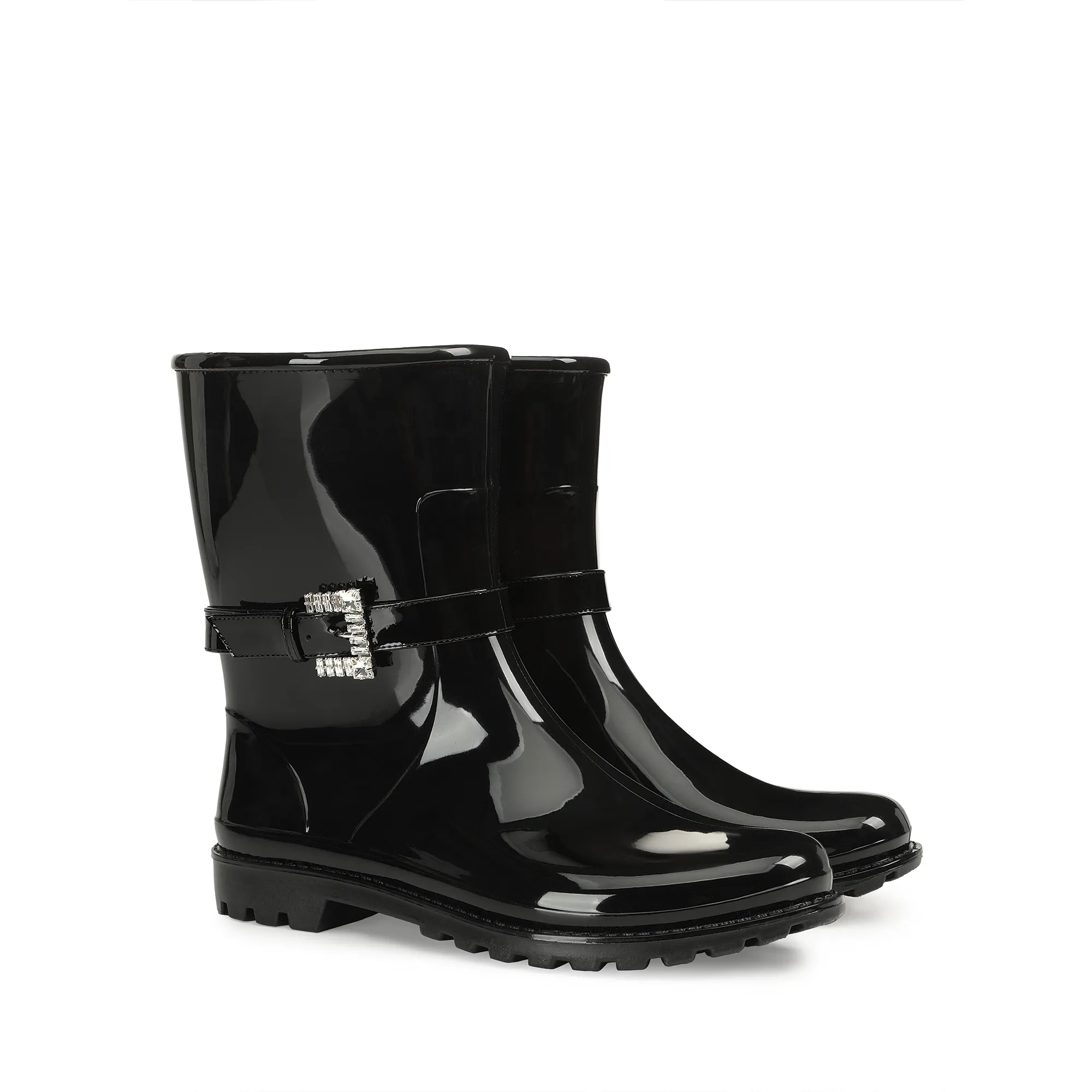 sr Twenty Buckle - Booties Black