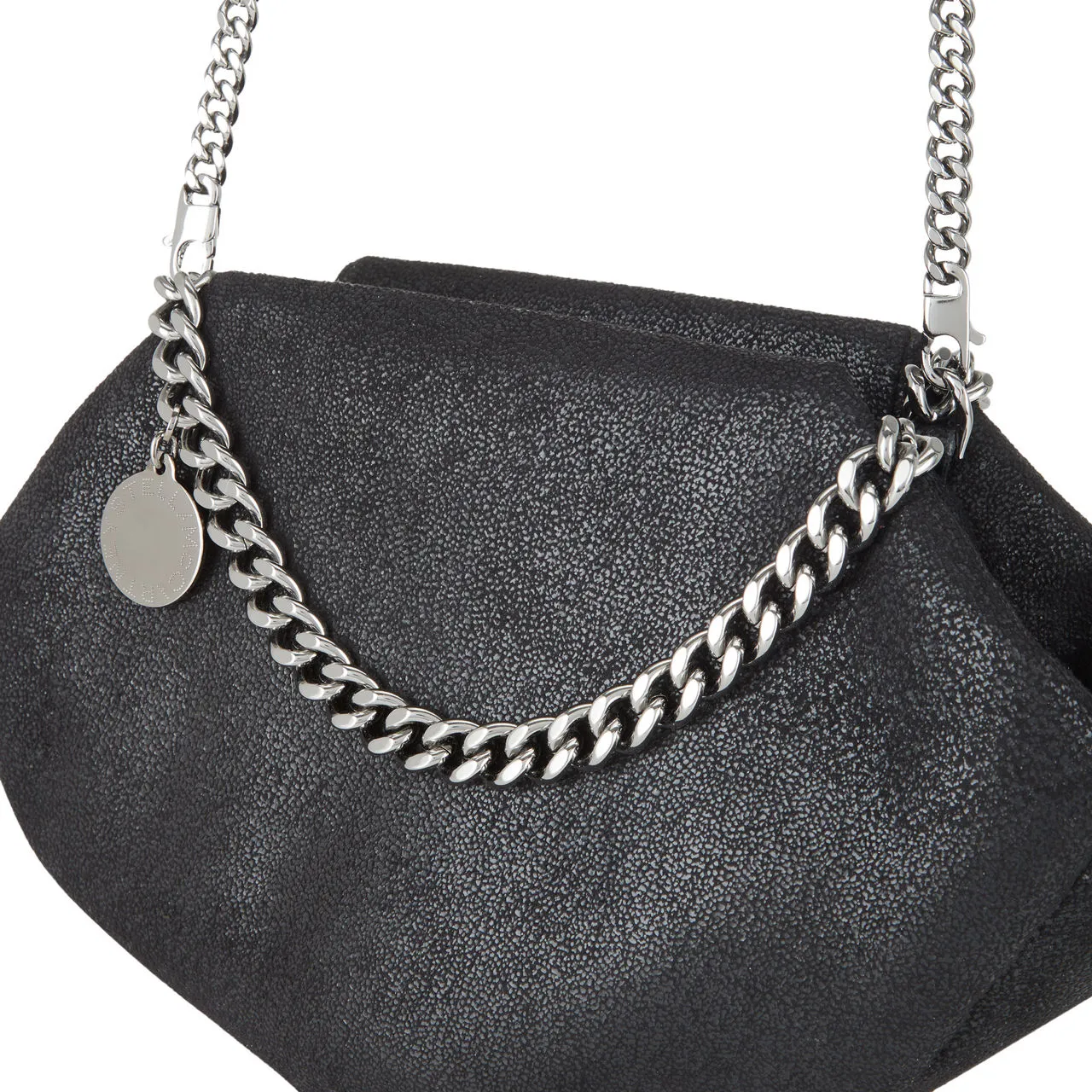 STELLA MCCARTNEY Chain Clutch - Black