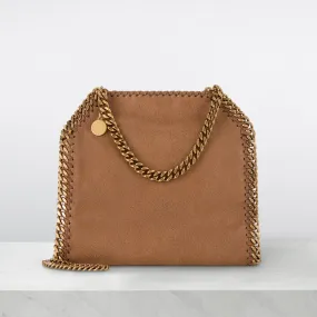 STELLA MCCARTNEY Falabella Antique Mini Tote Bag - Pecan