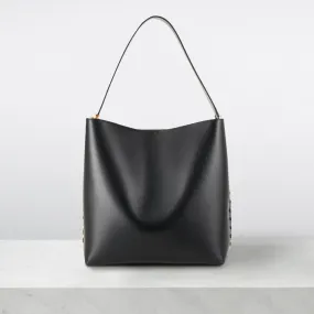 STELLA MCCARTNEY Frayme Chain Tote Bag - Black