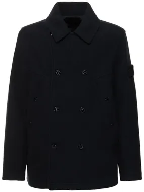 Stone Island   Ghost cashmere blend peacoat 