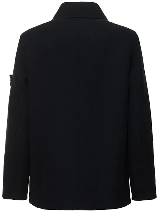 Stone Island   Ghost cashmere blend peacoat 