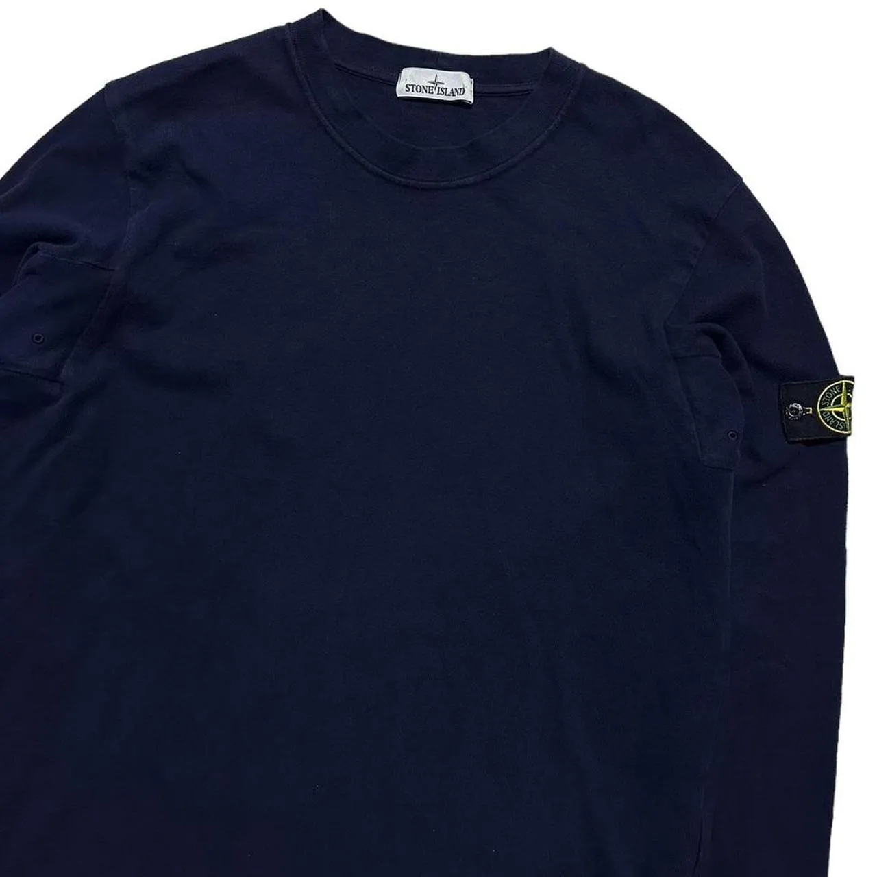 Stone Island Navy Pullover Crewneck