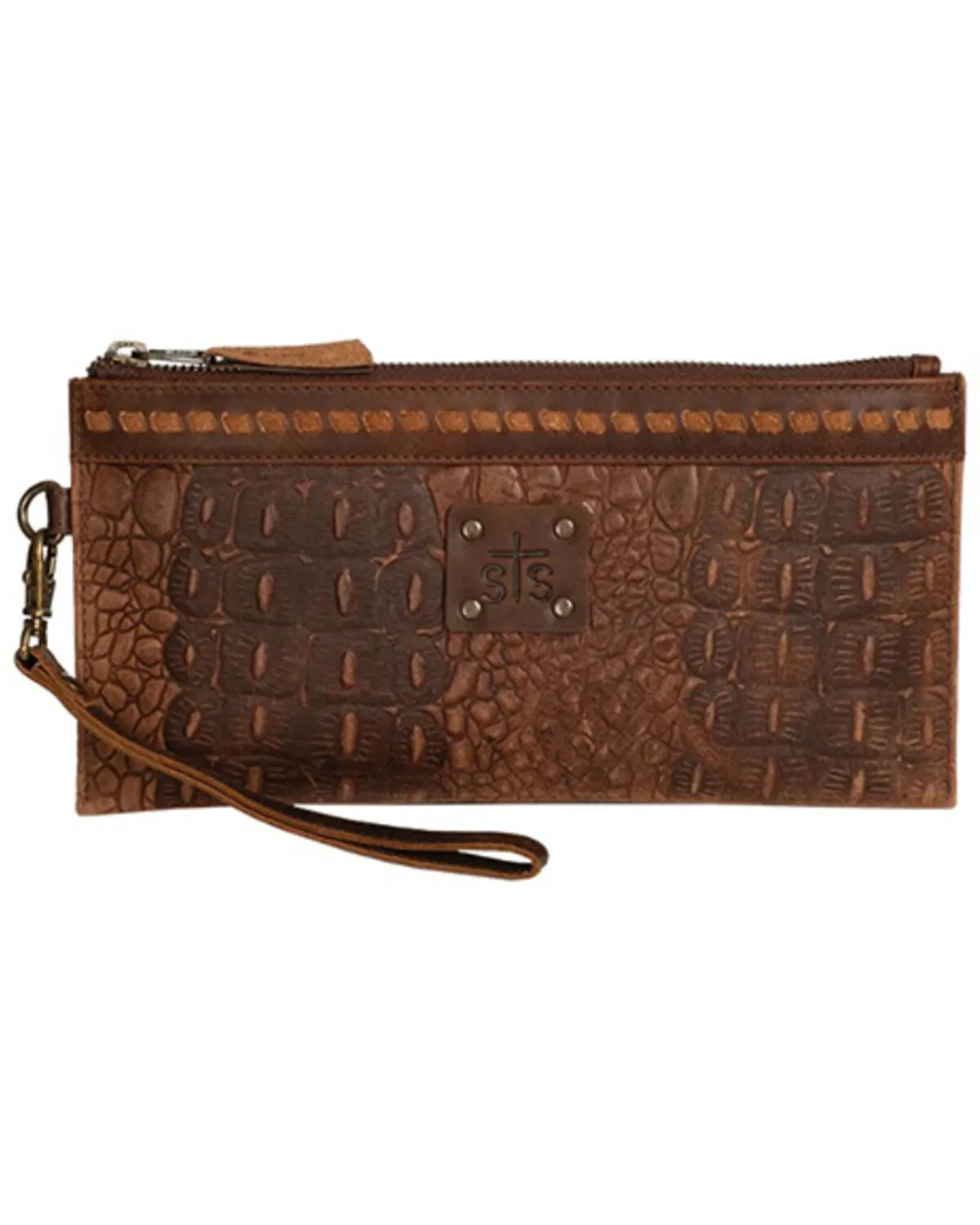 STS Ranchwear by Carroll Women's Catalina Croc Clutch