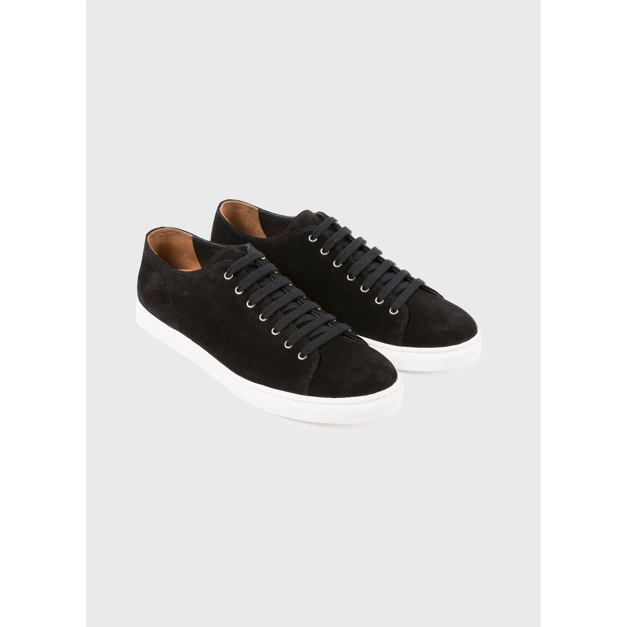 Suede Tennis Shoes | Men | Black