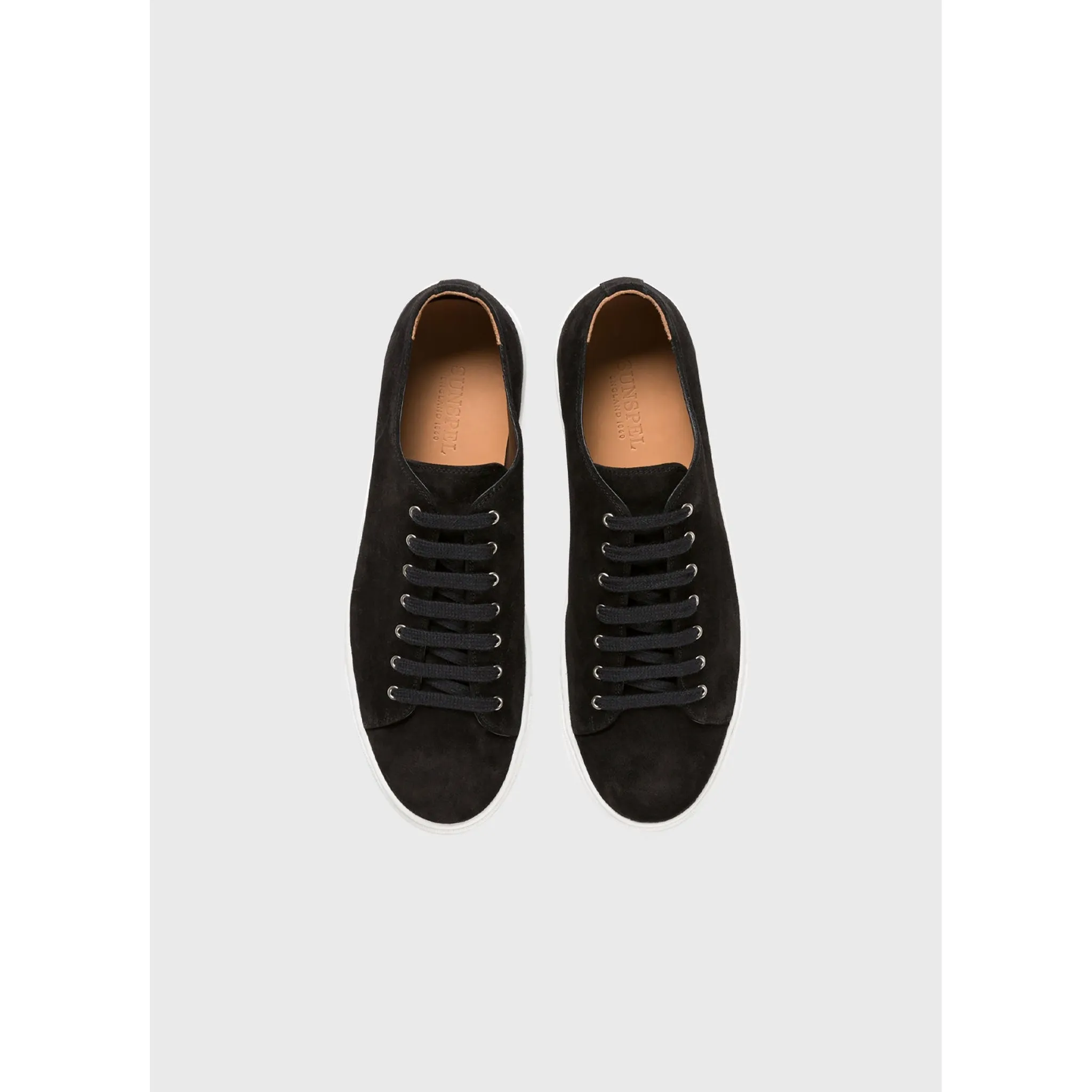 Suede Tennis Shoes | Men | Black