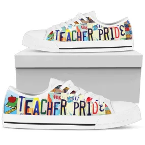 Teacher Pride Low Top Womens Tennis Shoes