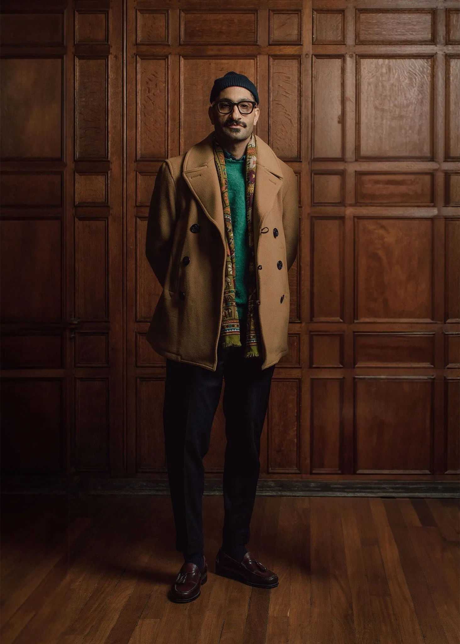 Tennyson Peacoat Camel