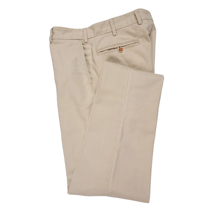 The American 8.2oz Washed Cotton Stretch Twill Khakis in Khaki by Pennbilt