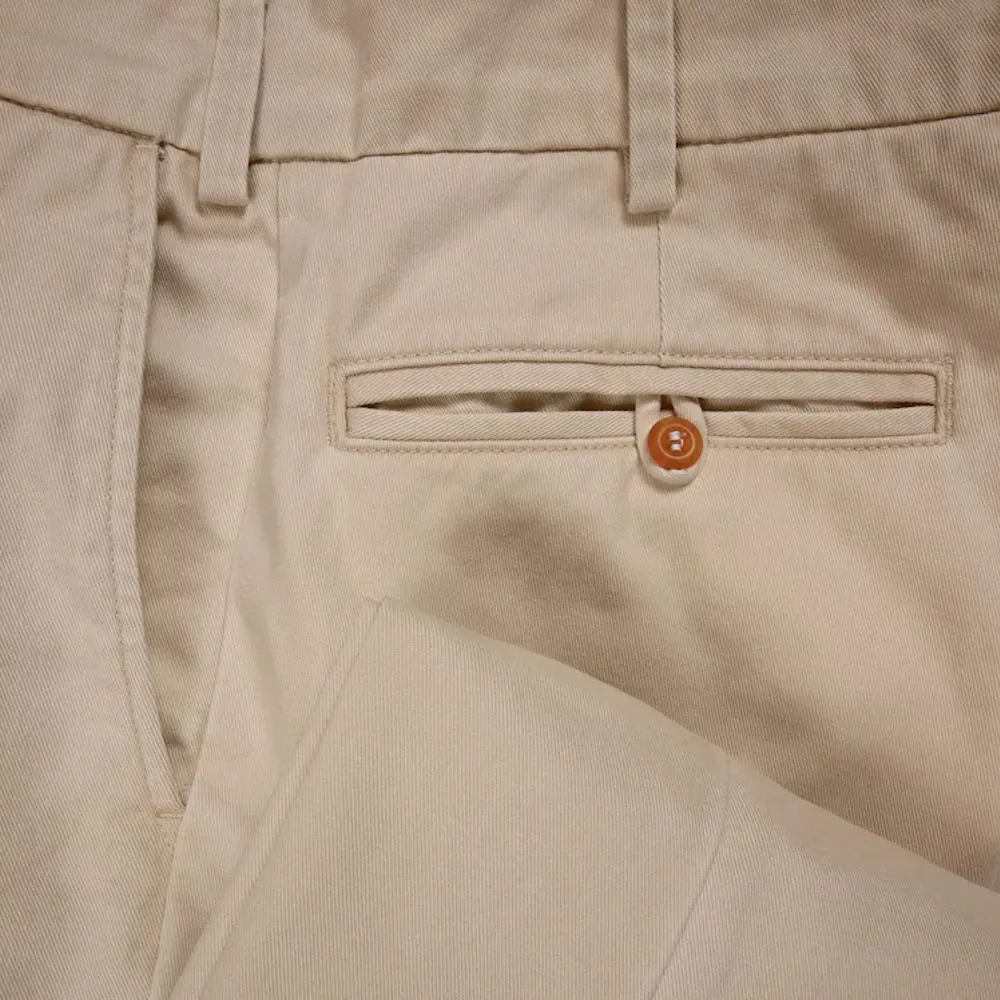 The American 8.2oz Washed Cotton Stretch Twill Khakis in Khaki by Pennbilt