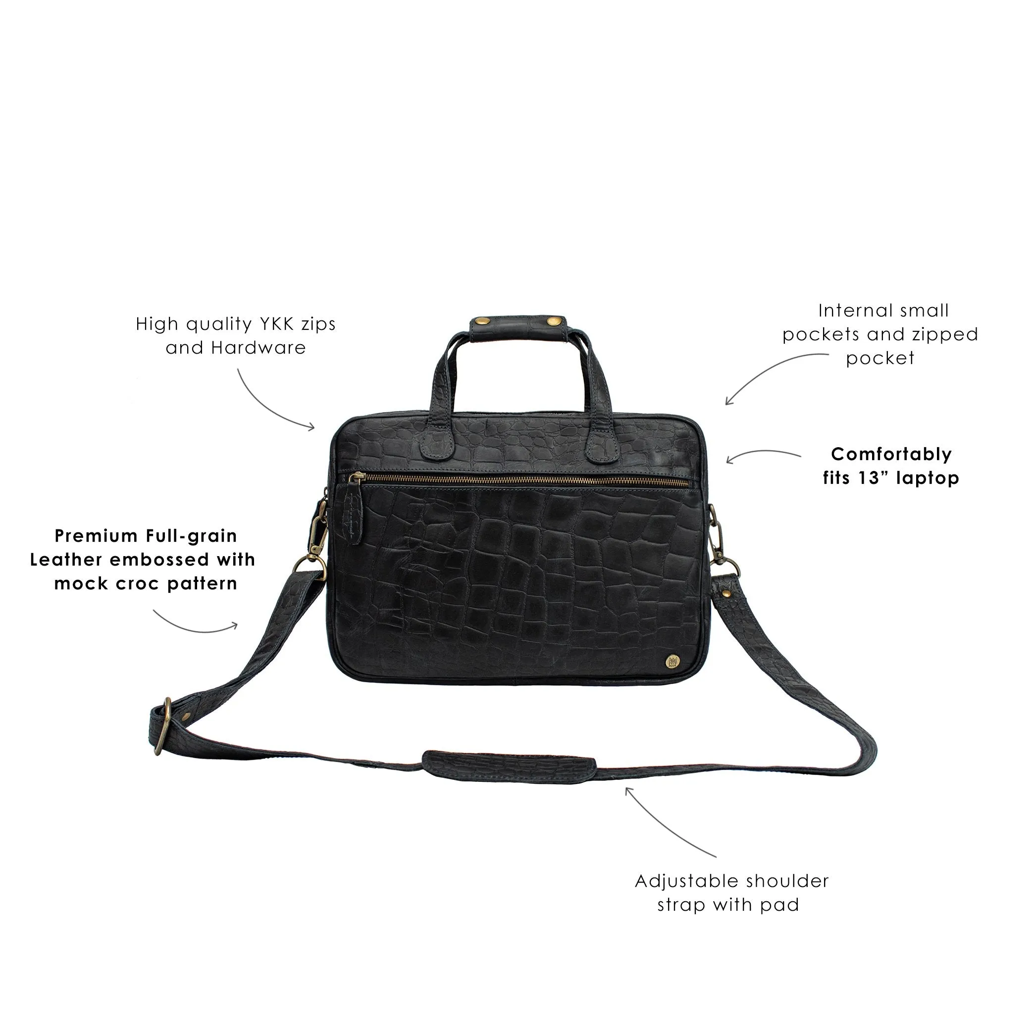 The Compact Laptop Satchel