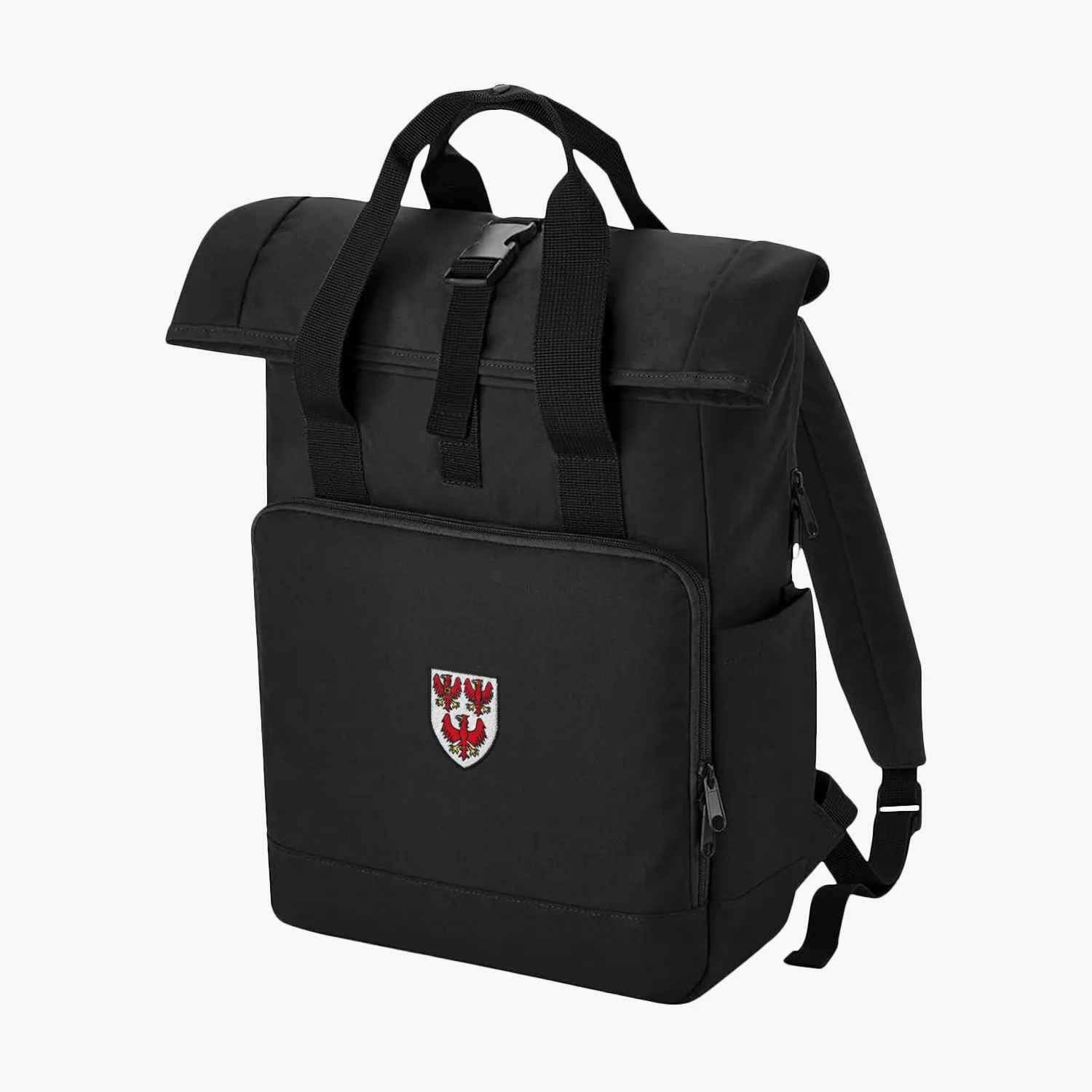 The Queen's College Recycled Rolltop Laptop Backpack