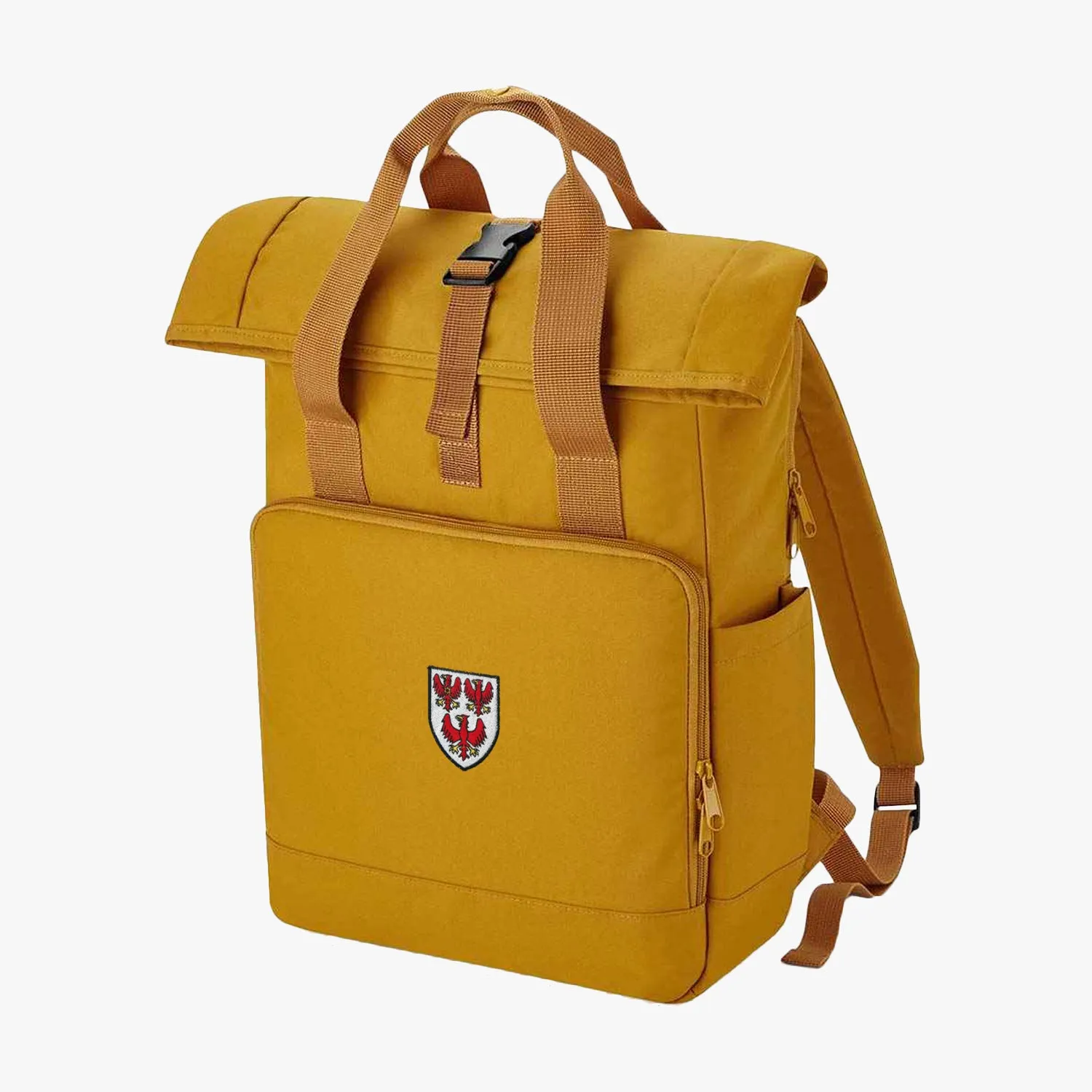 The Queen's College Recycled Rolltop Laptop Backpack