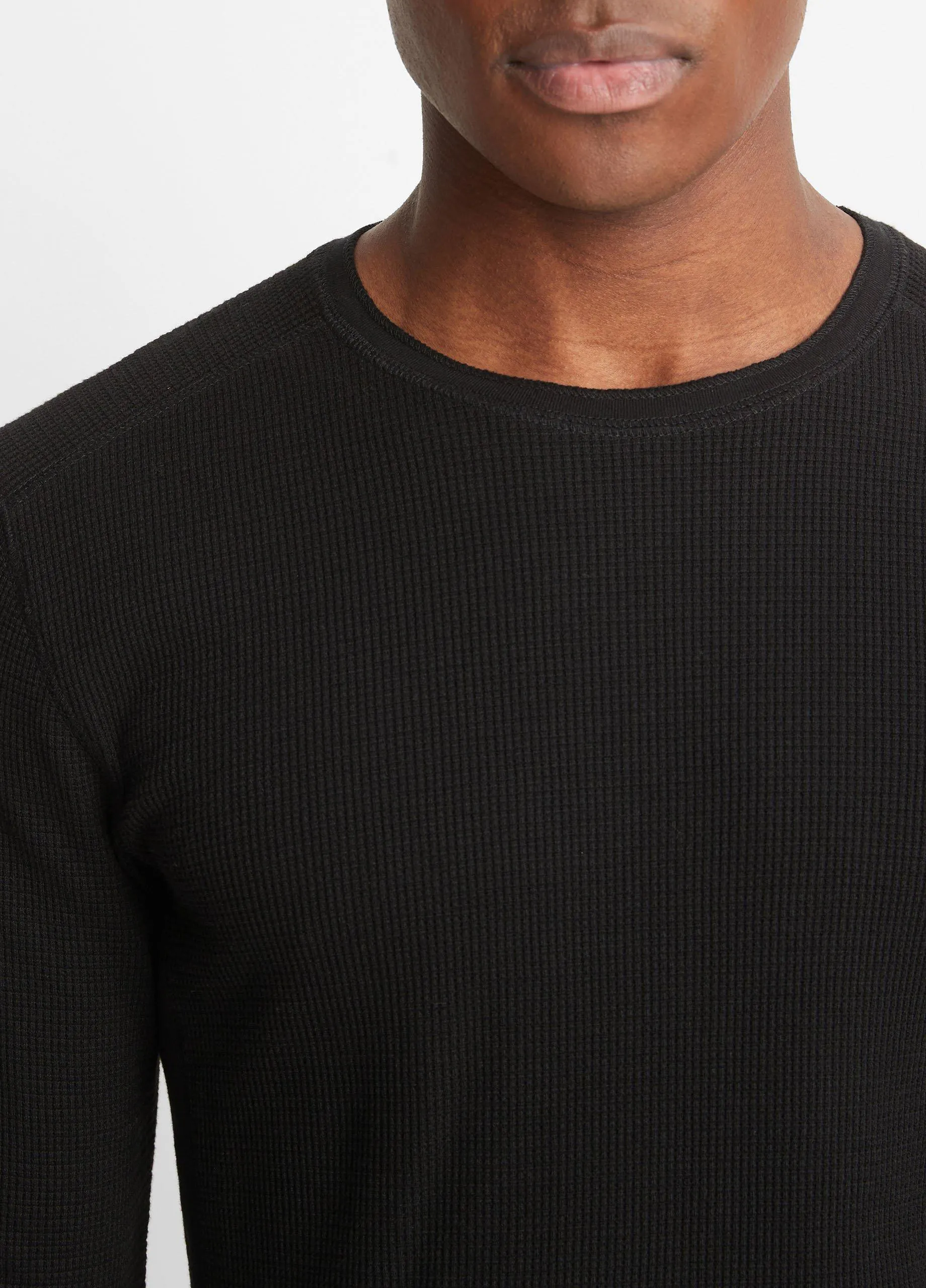 Thermal Long Sleeve Crew Neck Pullover