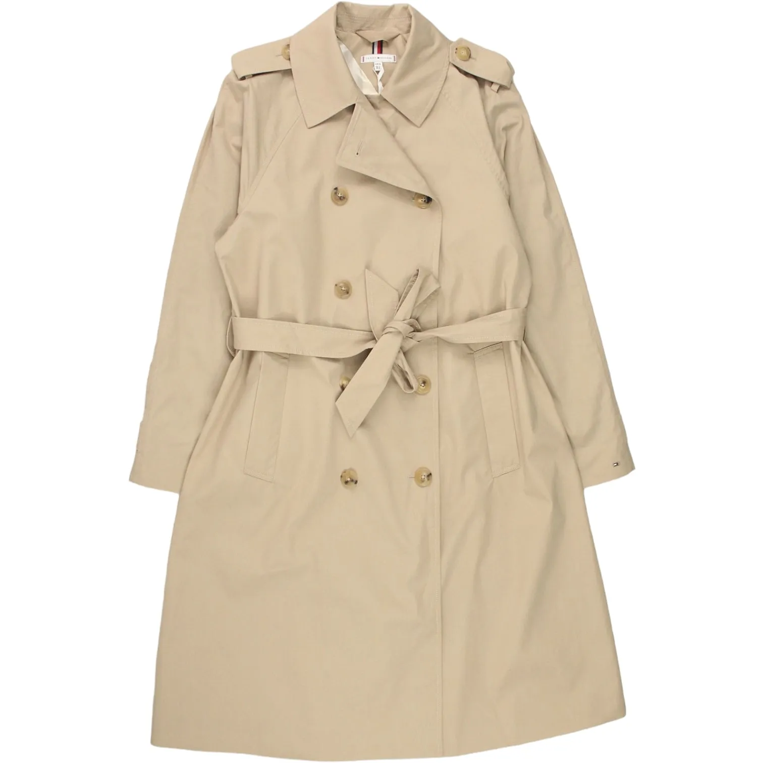 Tommy Hilfiger Beige Cotton Classic Trench