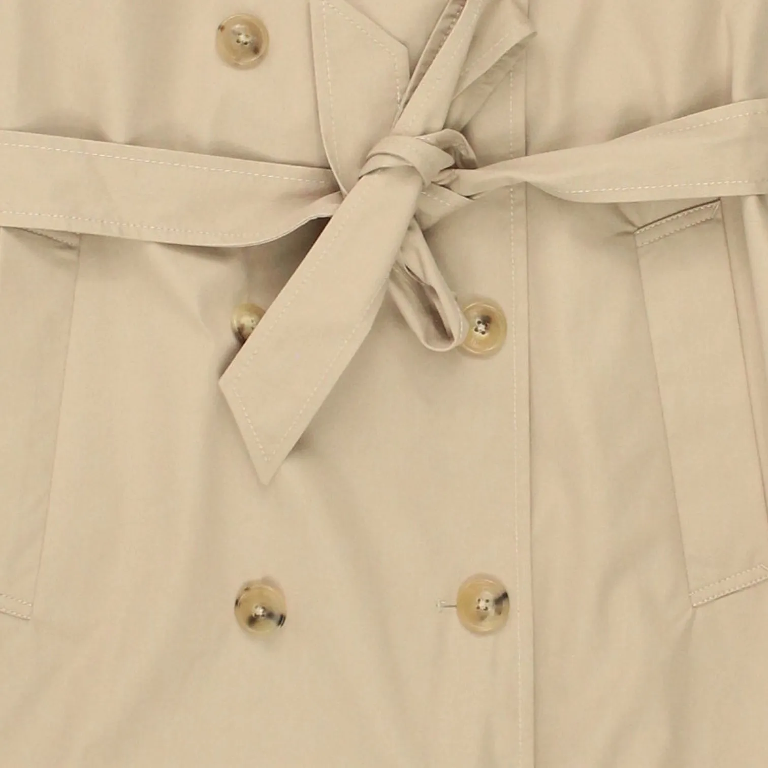 Tommy Hilfiger Beige Cotton Classic Trench