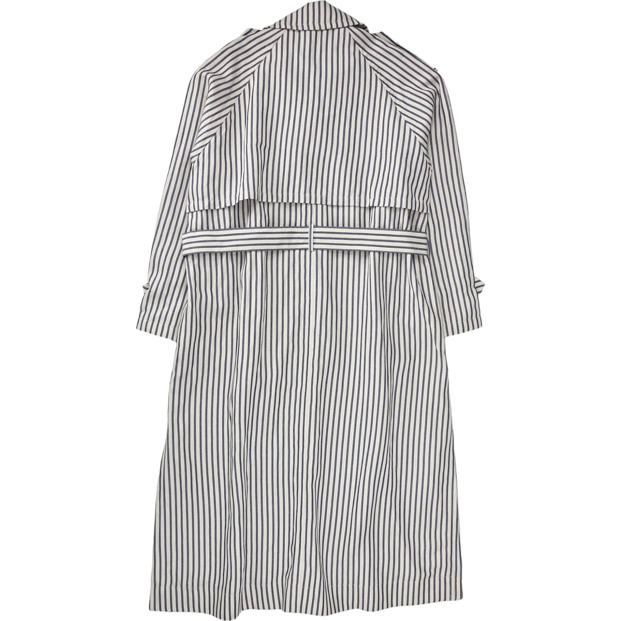 Tommy Hilfiger White/Navy Stripe Trench