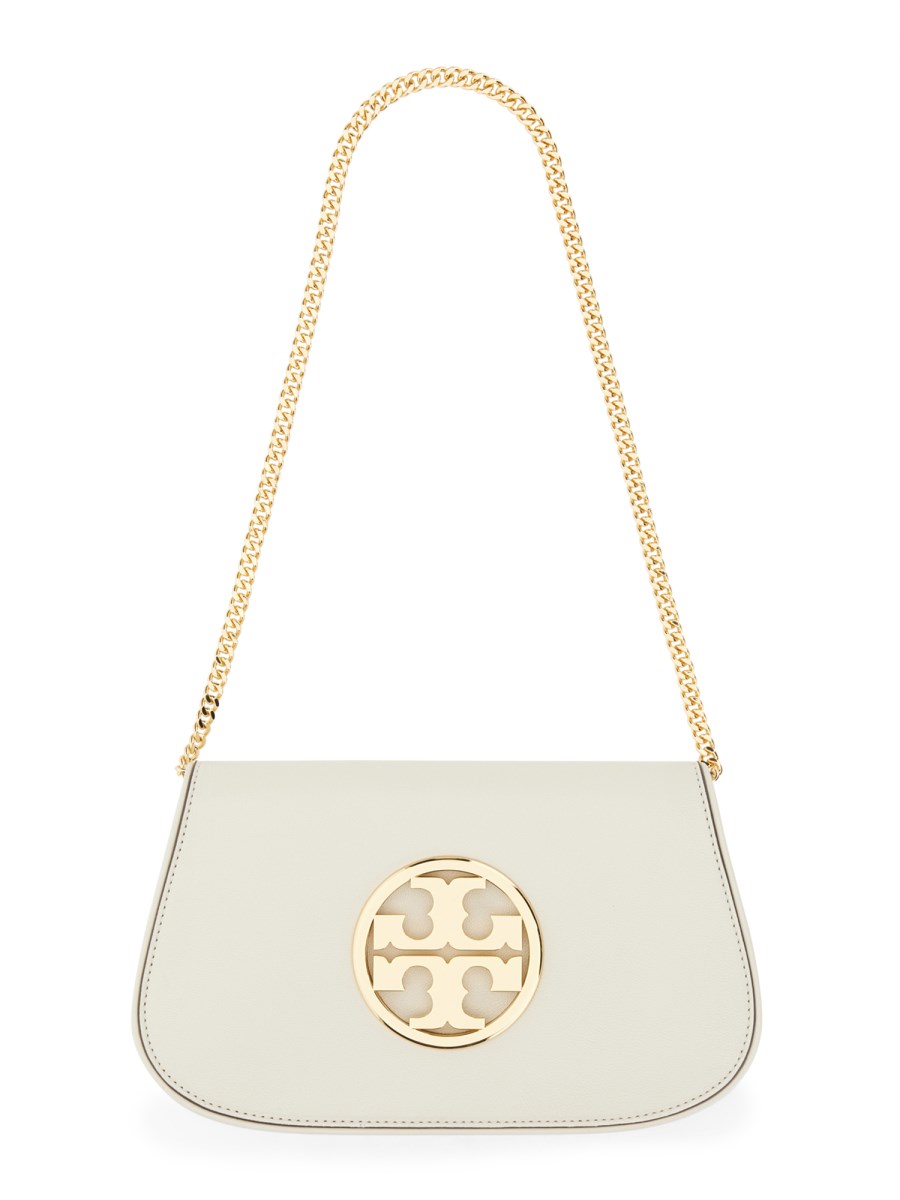 TORY BURCH    LEATHER REVA CLUTCH