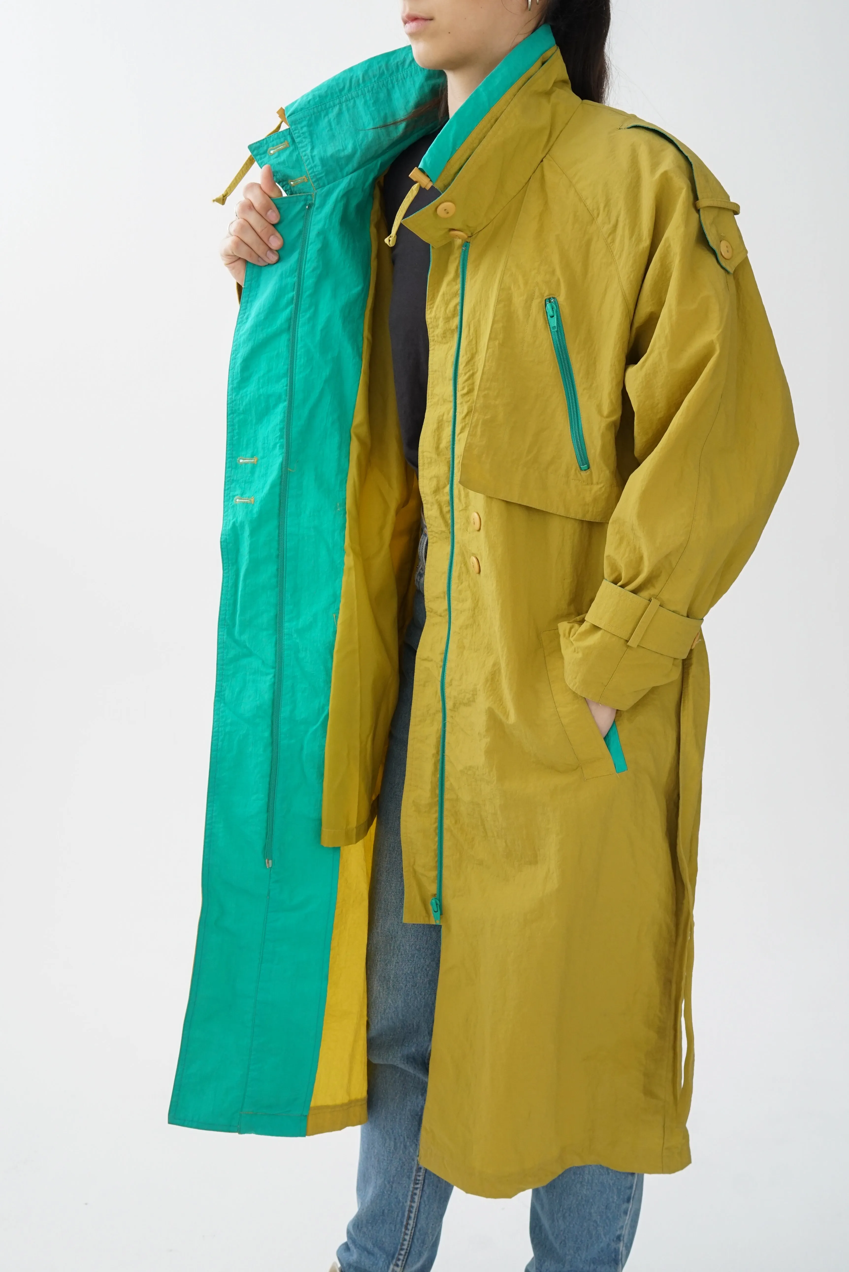 Trench imperméable rétro Astara unisex taille M