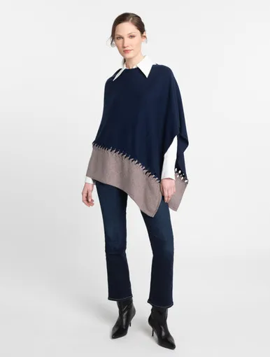 Twist Stitch Poncho | Kinross