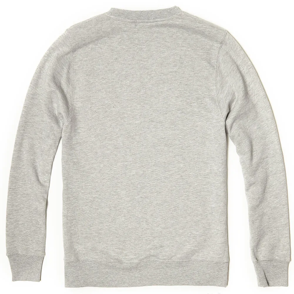 Undefeated Stencil Basic Pullover CrewGrey Heather