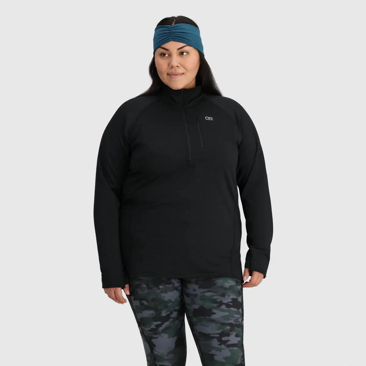 Vigor Grid Fleece Half Zip-Plus (Women's)