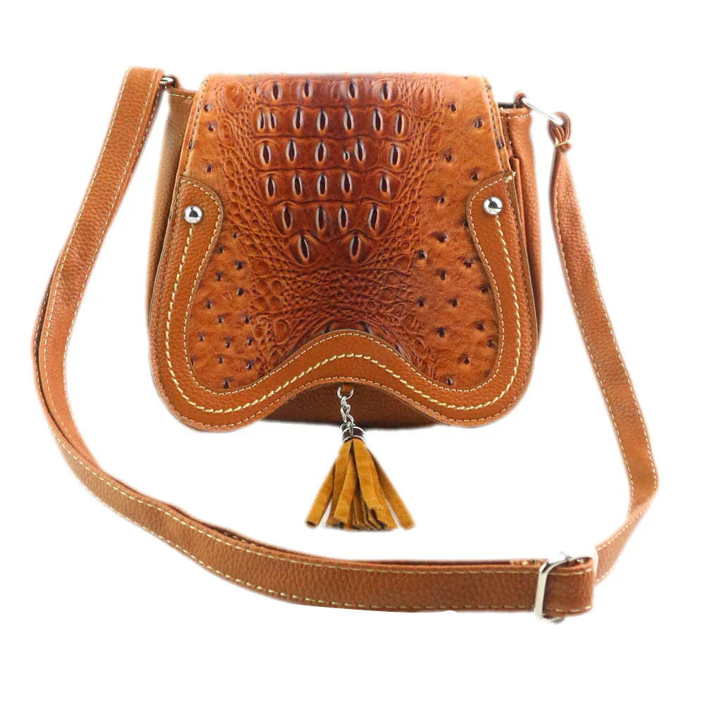 Vintage Tasselwomen bag Rivet Hollow Out leather women messenger bags luxury crossbody Shoulder Bag women's hbags