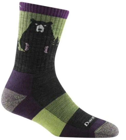 Women's Bear Town Micro Crew Lightweight Hiking Socks