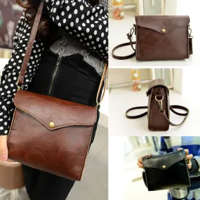 Womens Designer PU Leather Shoulder Bag Satchel Hobo Messenger Hbag Casual Tote bolsas