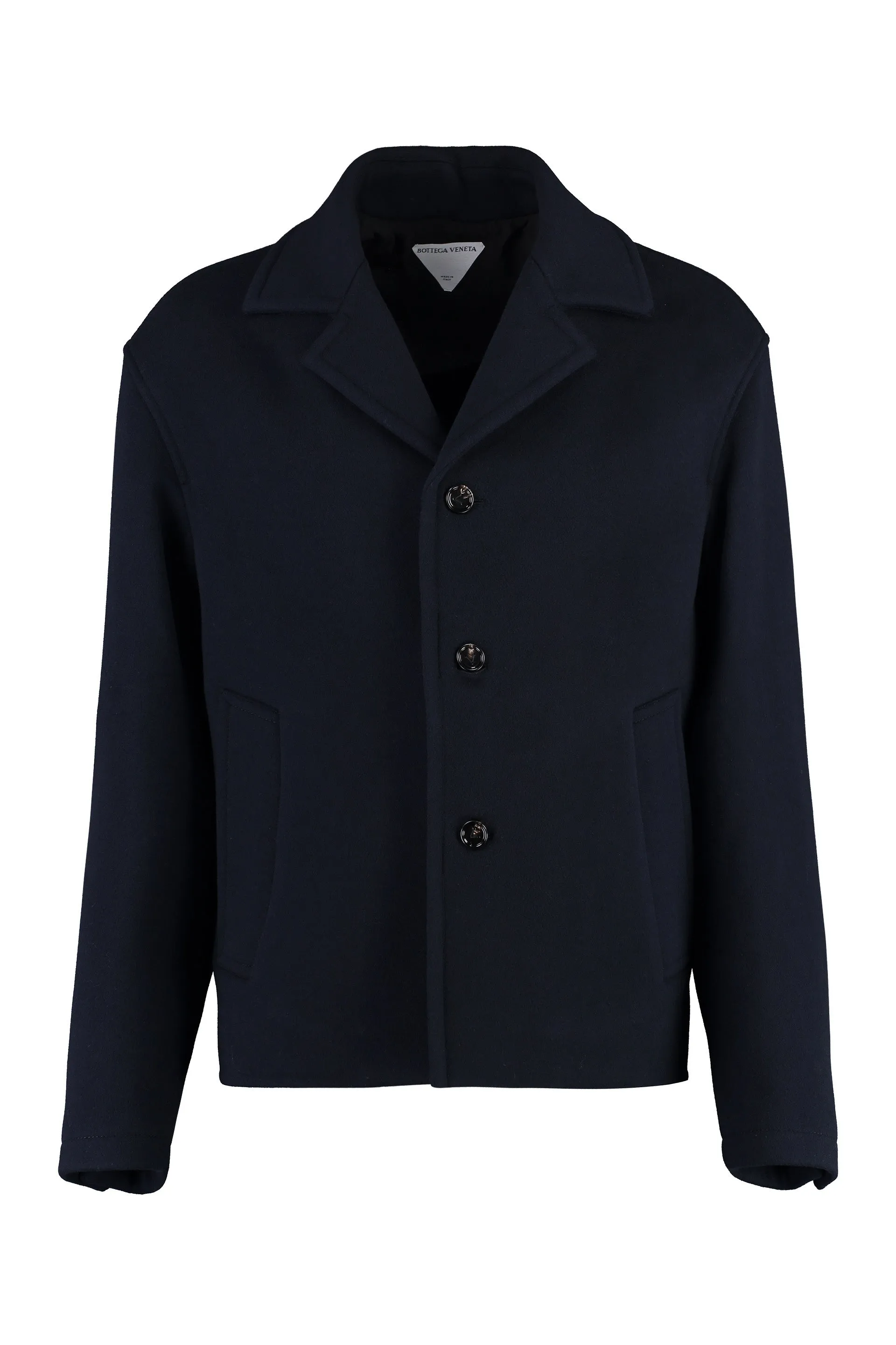 WOOL BLEND PEACOAT