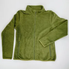 Wrangler  Full Zip Fleece Jkt - Felpa con cappuccio di seconda mano - Donna - Verde oliva - S