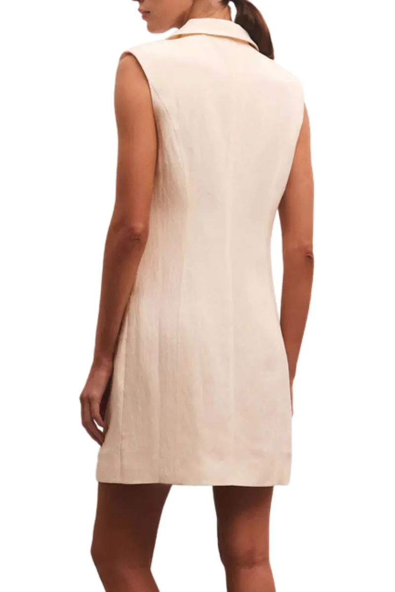 Z Supply Joanne Midi Dress in Sandstone